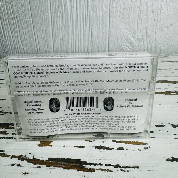 Northsound Collection Natural Sounds with Music 1992 Cassette Tape Vintage - Picture 6 of 6